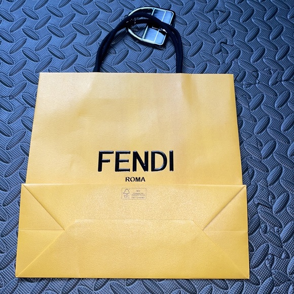 Fendi paper bag w/ Charm✨ - Picture 2 of 4